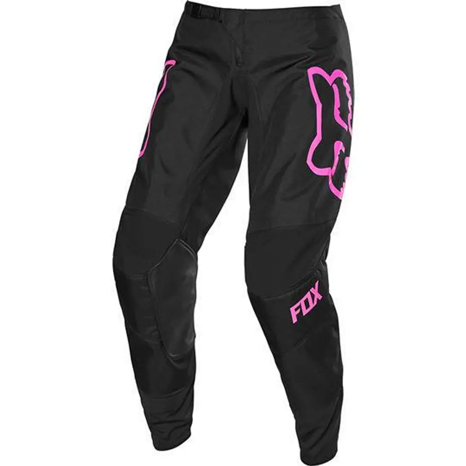 PANTALON FOX NIÑA 180 PRIX NEGRO/ROSADO  1