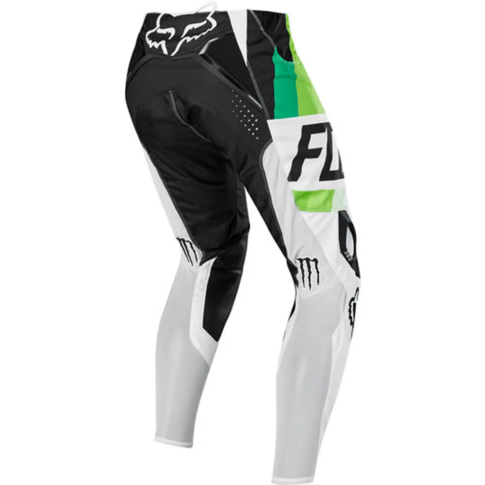 PANTALON FOX 360 DRAFTR MONSTER WHITE/GREEN  2