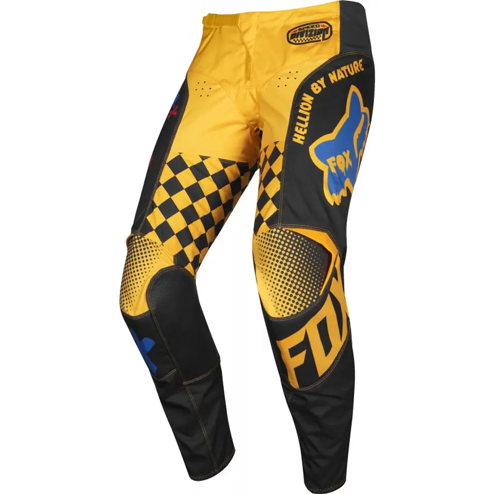 PANTALON FOX NIÑO 180 CZAR NEGRO/AMARILLO 1
