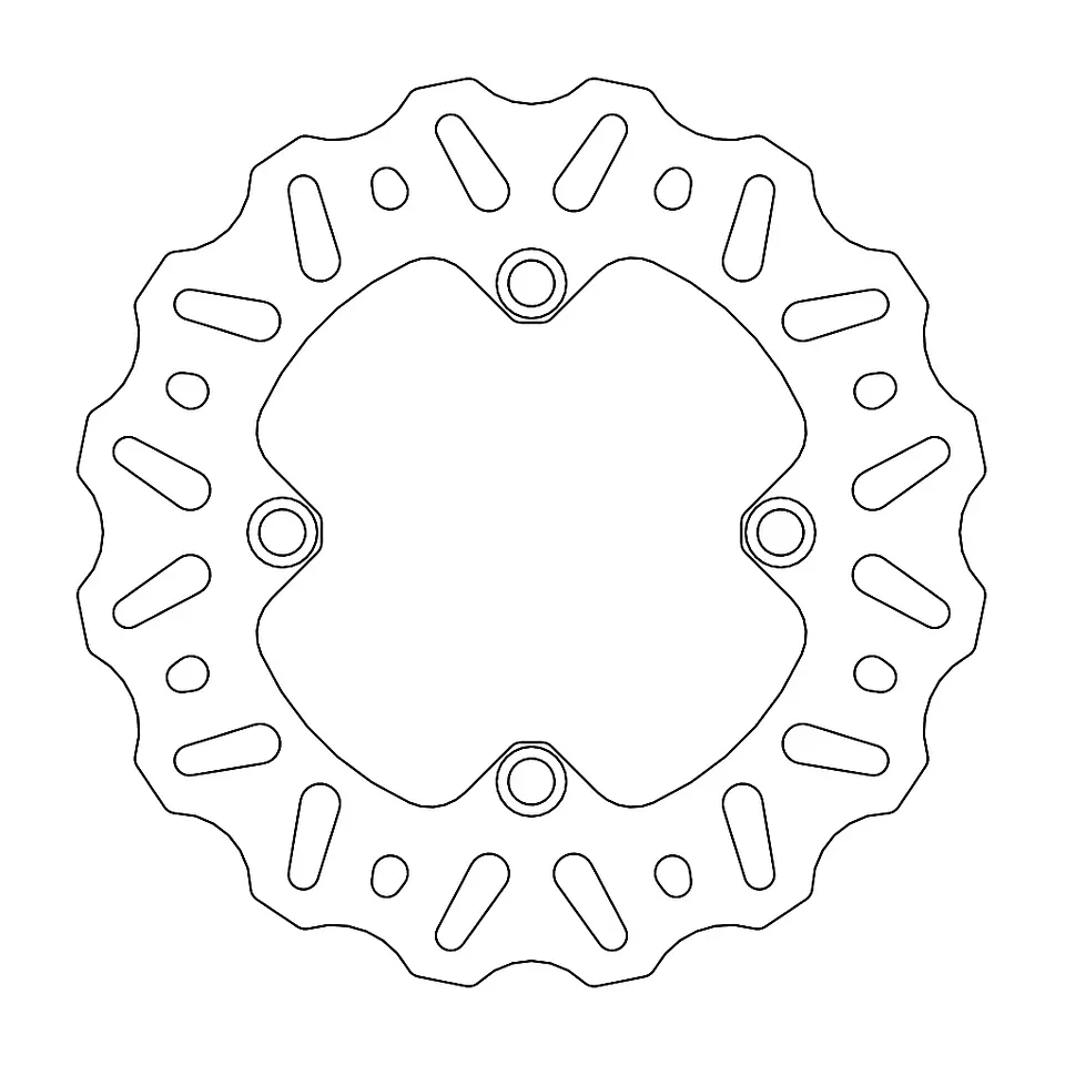 DISCO DE FRENO TRASERO PROX KX85/100  1