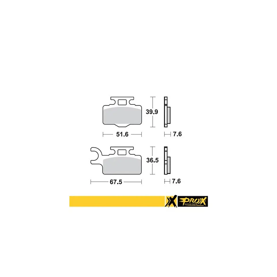 PASTILLA DE FRENO DELANTERA KX65 RM65 2