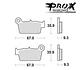 PASTILLA DE FRENO TRASERA PROX KX250F/450F RMZ250/450 YZ250F/450F APRILIA/BETA/GAS GAS/SHERCO - Miniatura 2