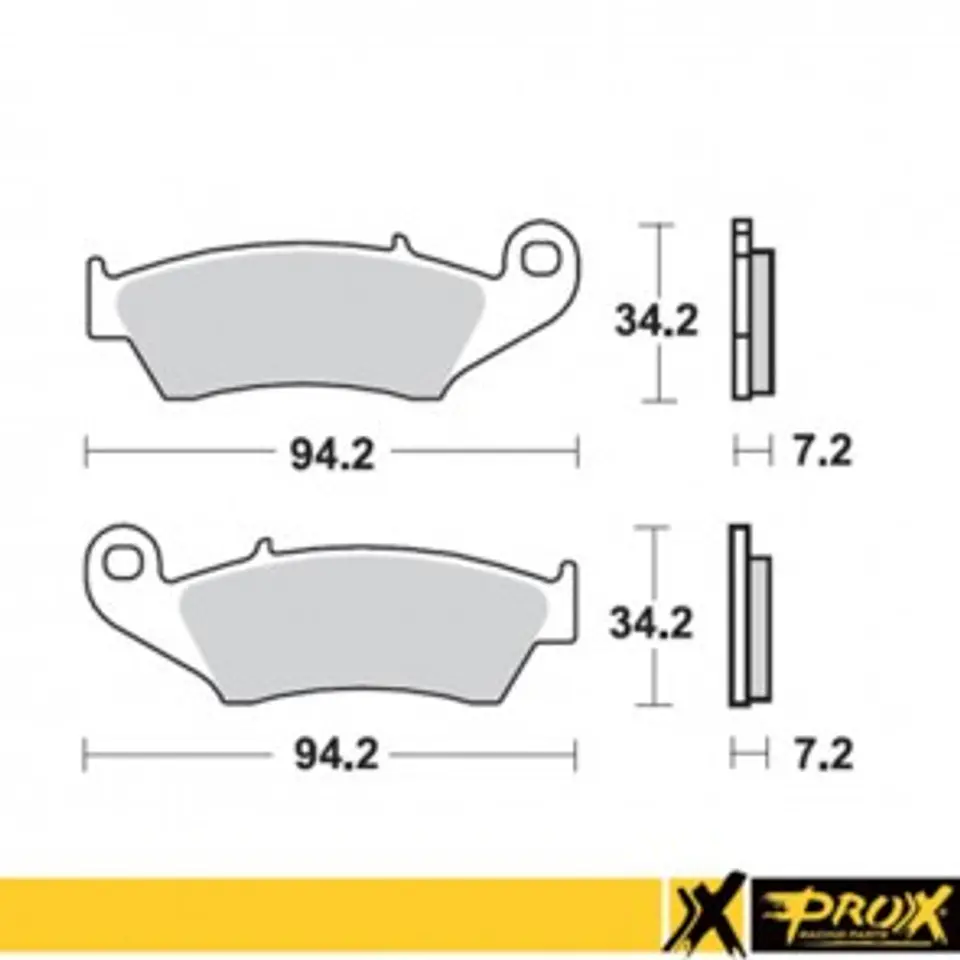 PASTILLA DE FRENO DELANTERAS PROX KX250/450F CRF250/450R 2
