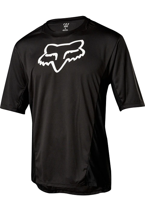 JERSEY FOX DEMO SS CAMO BURN BLACK