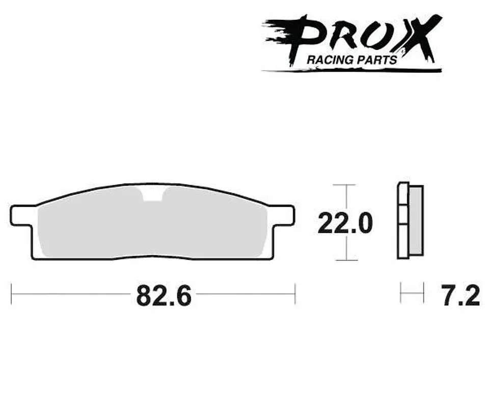 PASTILLA DE FRENO DELANTERA PROX YZ65/85  2