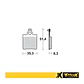 PASTILLA DE FRENO TRASERAS PROX KTM65 00-03  - Miniatura 2