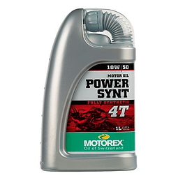 ACEITE MOTOREX 4T POWER SYNT 4T 10W50 FULL SYNTHETIC MOTO CALLE