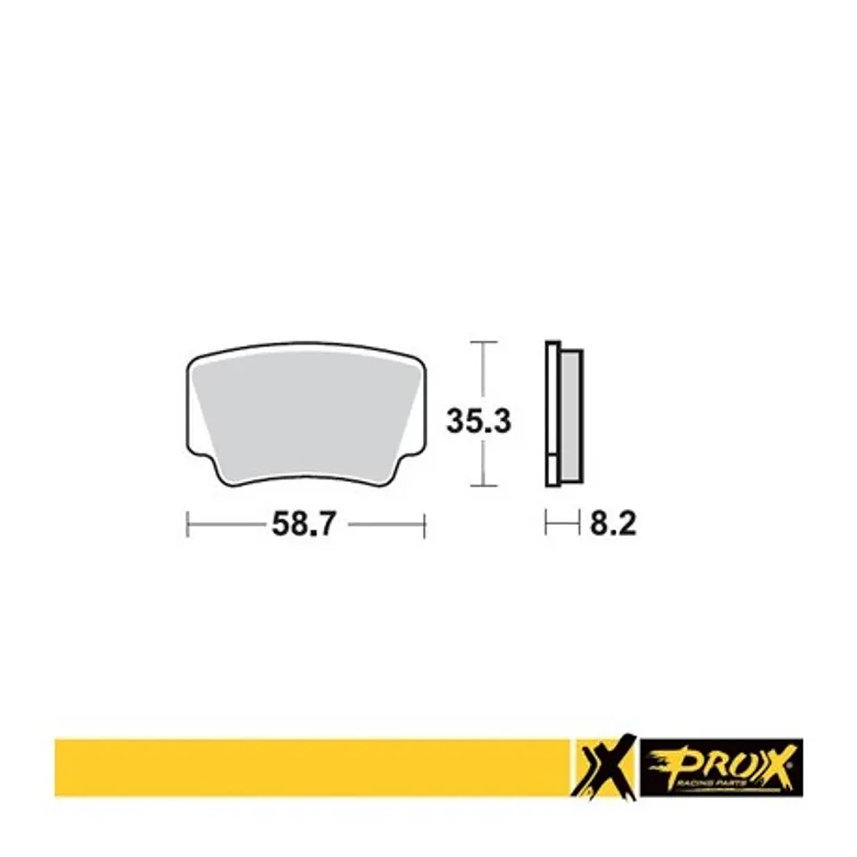 PASTILLA DE FRENO TRASERAS PROX KTM ATV 2