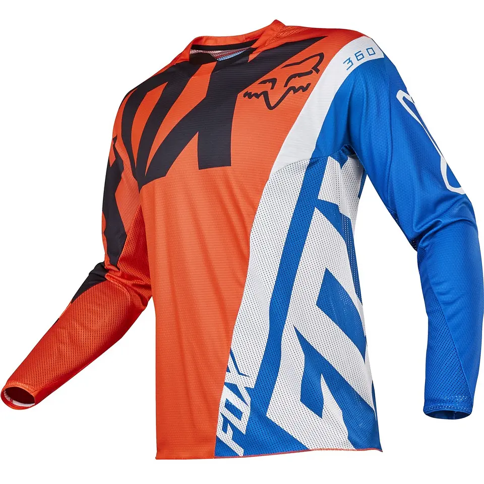 JERSEY FOX 360 CREO NARANJO/AZUL 1