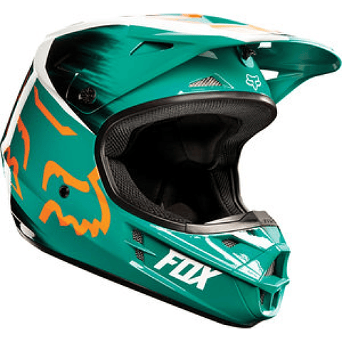 CASCO FOX NIÑO V1 VANDAL VERDE