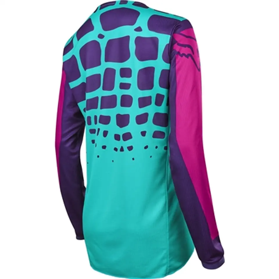 JERSEY FOX MUJER 180 VERDE AGUA/MORADO 2
