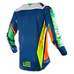 JERSEY FOX 360 DIVIZION WHITE ORANGE BLUE  - Miniatura 2