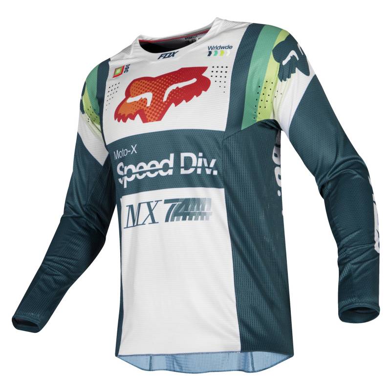 JERSEY FOX 360 MURC VERDE/BLANCO