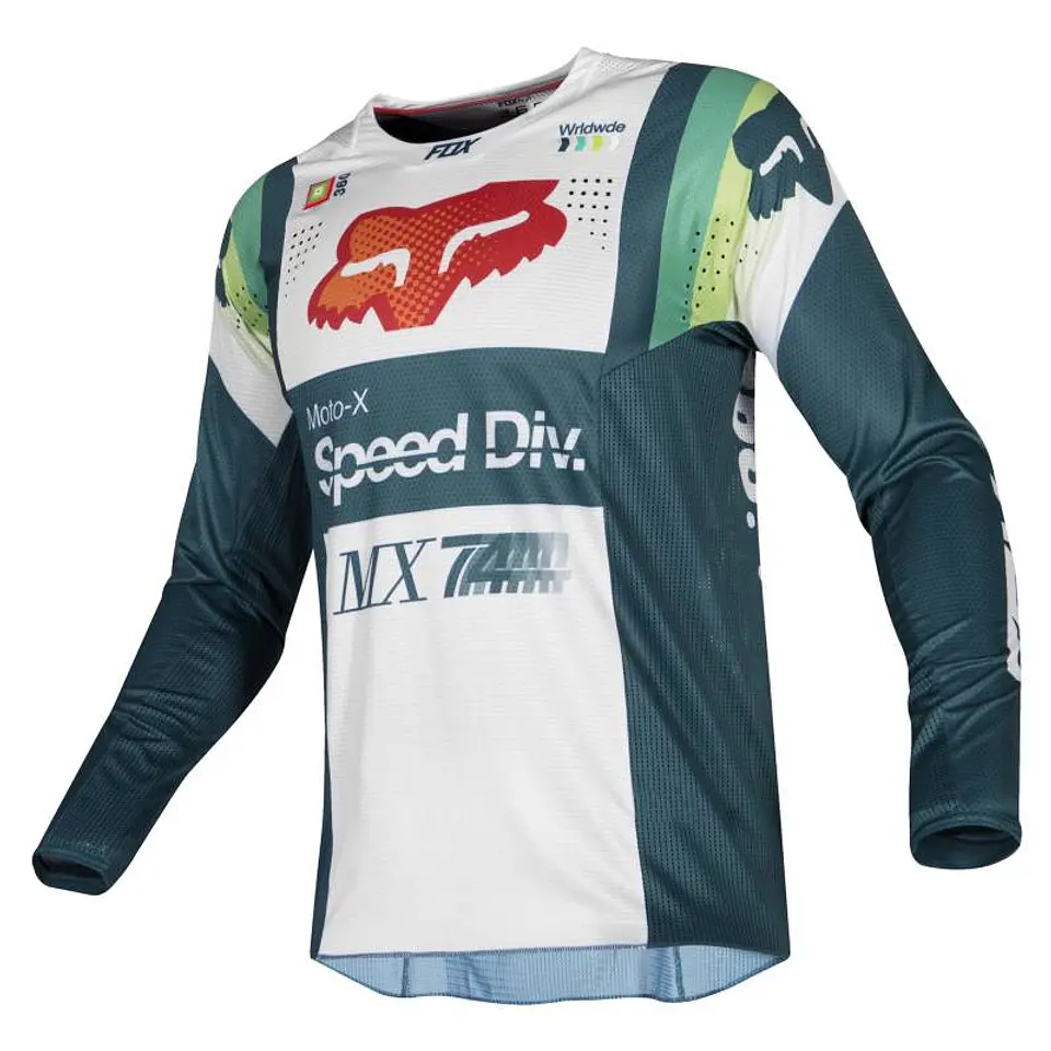 JERSEY FOX 360 MURC VERDE/BLANCO 1