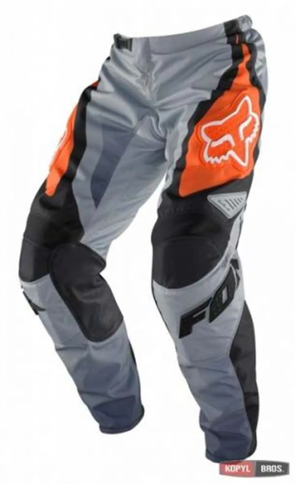 PANTALON FOX 180 GRIS/NARANJO 1