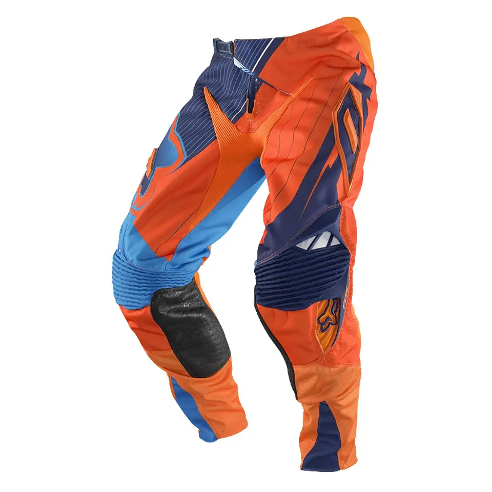 PANTALON FOX FLIGHT NARANJO/AZUL 2