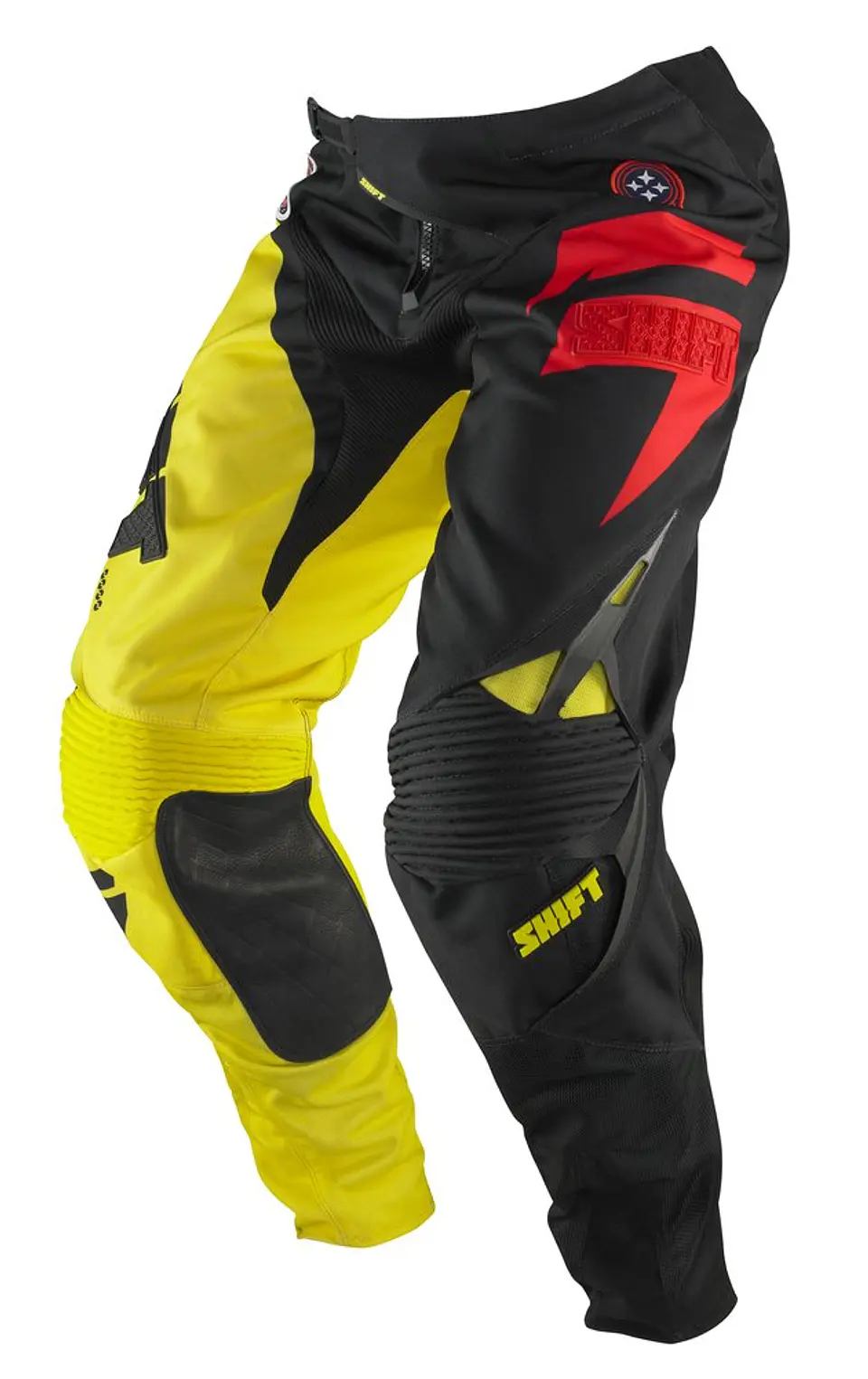 PANTALON SHIFT REED AMARILLO/NEGRO 2