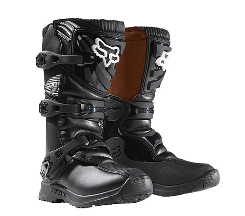 BOTA FOX NIÑO COMP 3 NEGRO 
