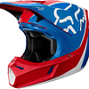 CASCO FOX V3 KILA AZUL/ROJO