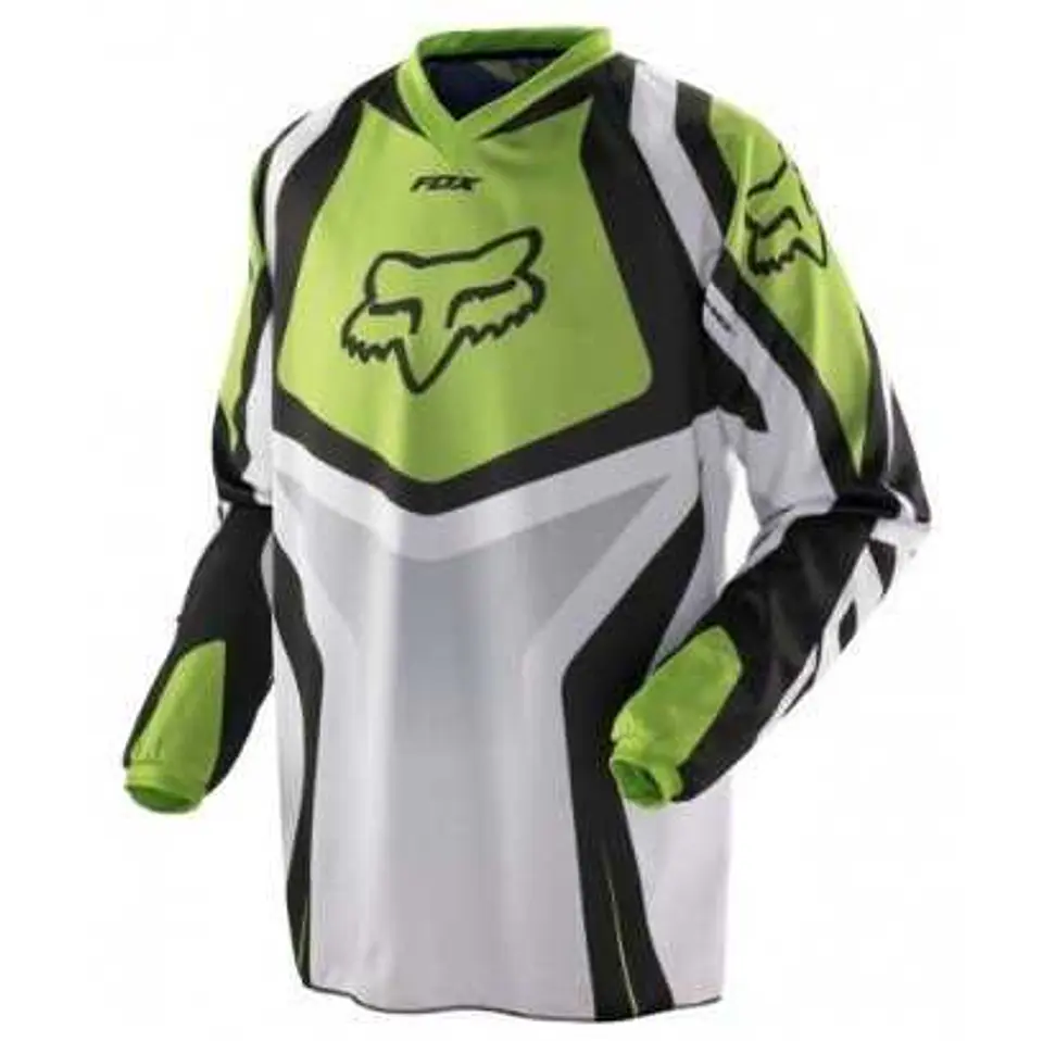 JERSEY FOX HC RACE VERDE/BLANCO 1