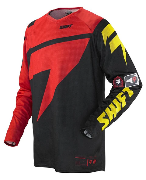 JERSEY SHIFT REED AMARILLO/ROJO