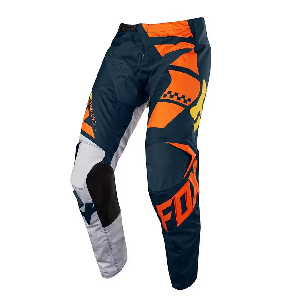 PANTALON FOX NIÑO 180 SAYAK AZUL/NARANJO 1