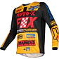 JERSEY FOX 180 CZAR NEGRO/AMARILLO - Miniatura 1