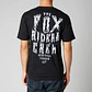 POLERA FOX SPINAL CHECK SS TEE NEGRO  - Miniatura 2