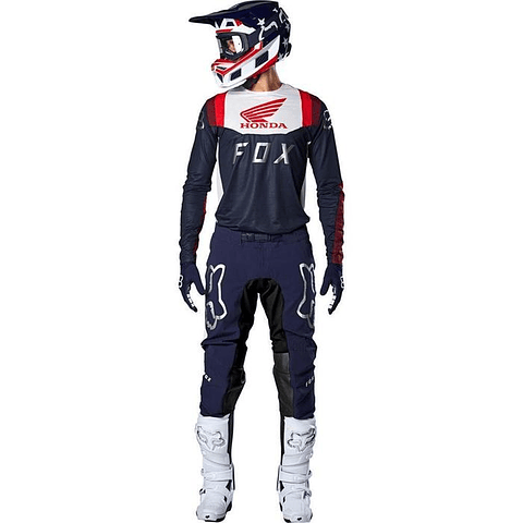 PANTALON FOX FLEXAIR HONDA AZUL