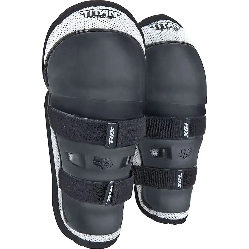 RODILLERA FOX TITAN PEEWEE BLACK 1