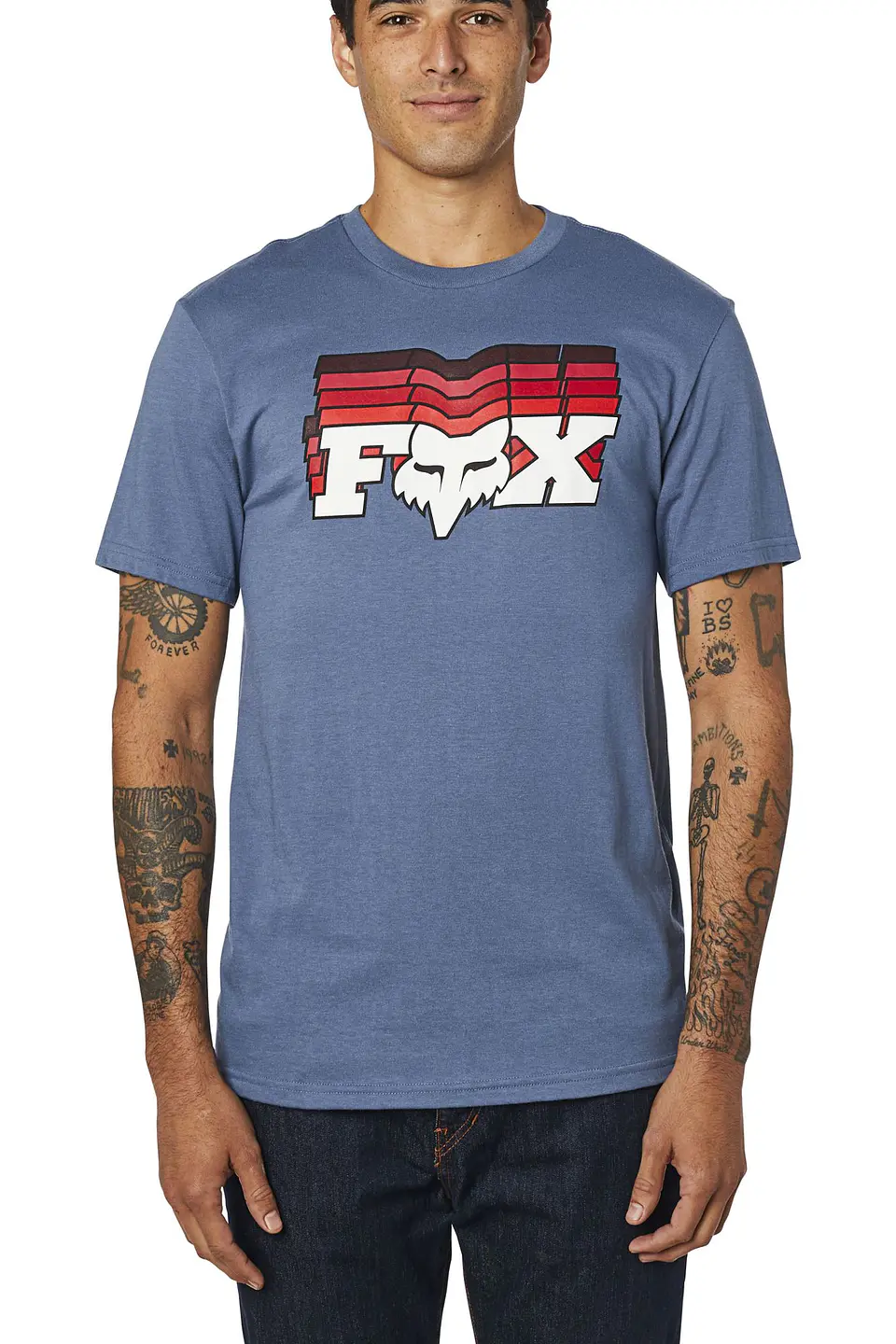 POLERA FOX OFF BEAT AZUL  1