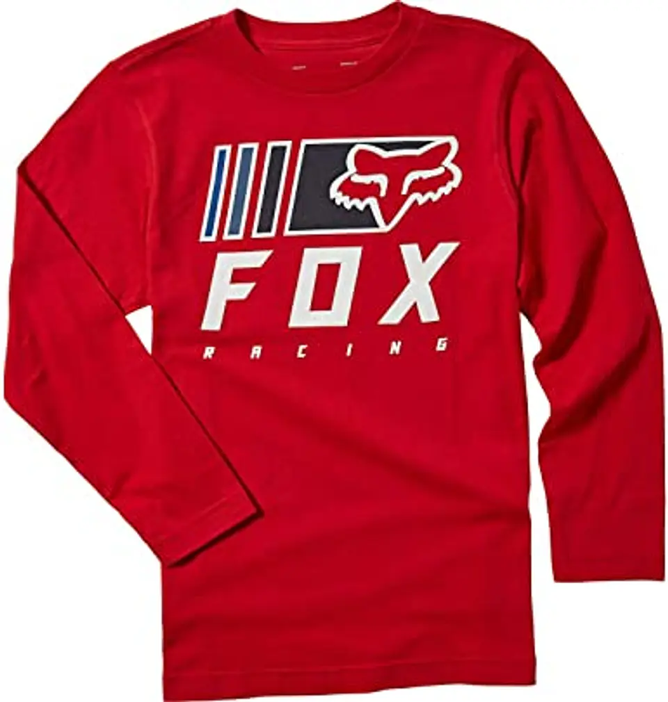 POLERA FOX MANGA LARGA NIÑO ROJO 1