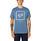 POLERA FOX MISSING LINK TECH TEE BLUE - Miniatura 1