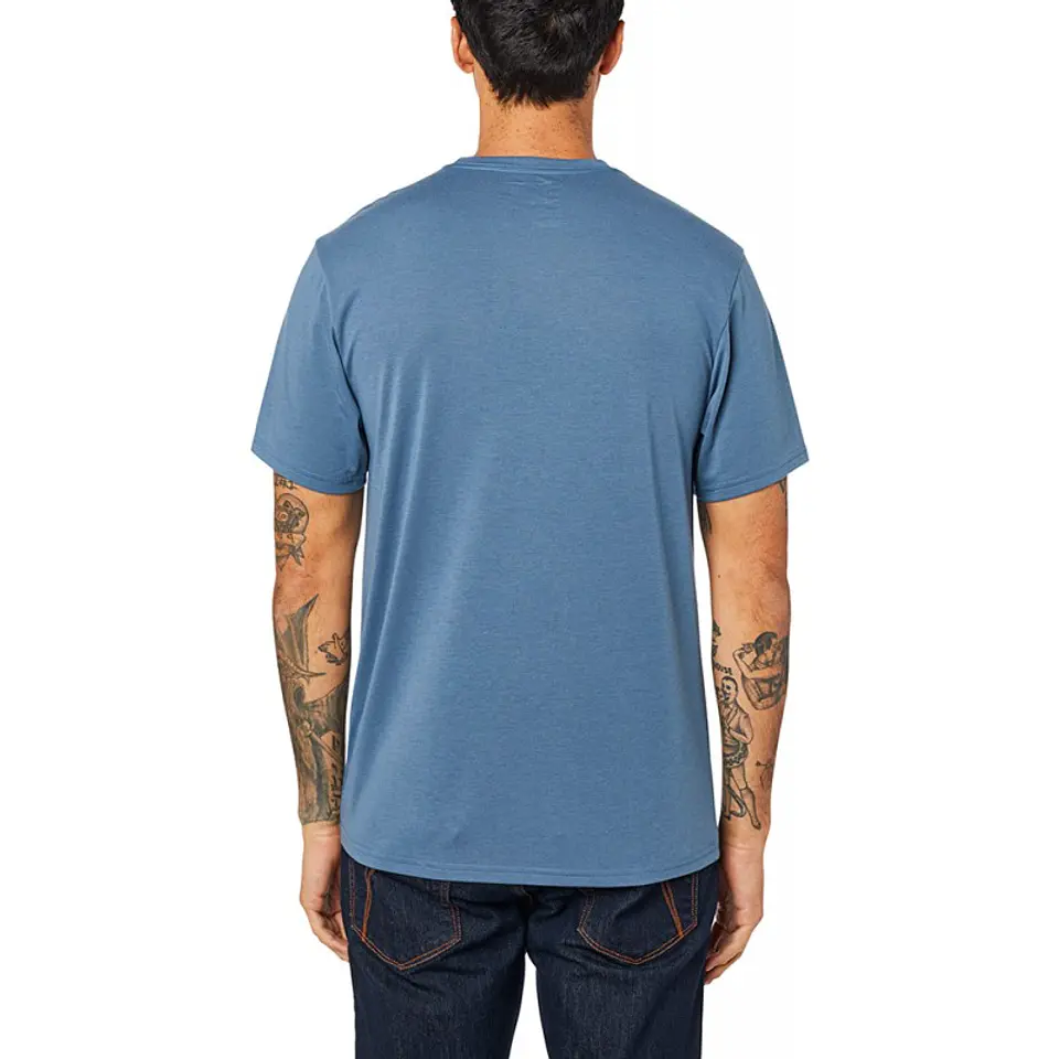 POLERA FOX MISSING LINK TECH TEE BLUE 2