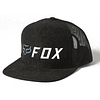 GORRO FOX NIÑO SNAPBACK APEX NEGRO 