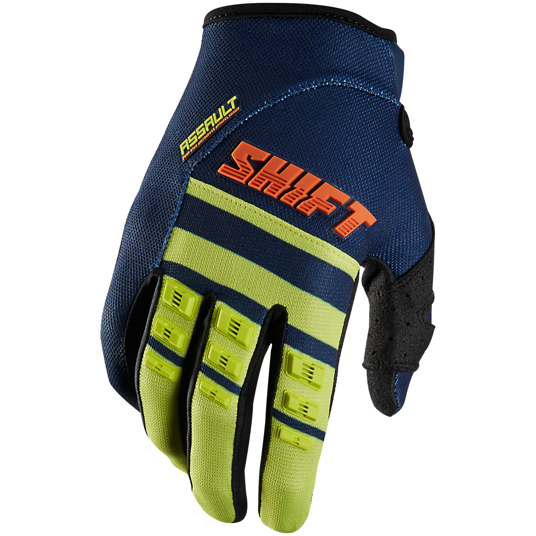 GUANTE SHIFT ASSAULT AMARILLO/AZUL