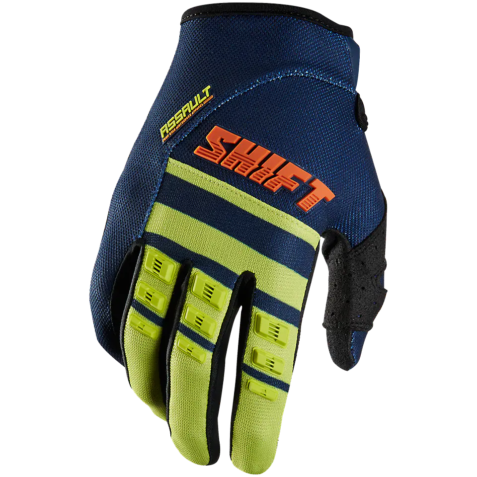 GUANTE SHIFT ASSAULT AMARILLO/AZUL 1