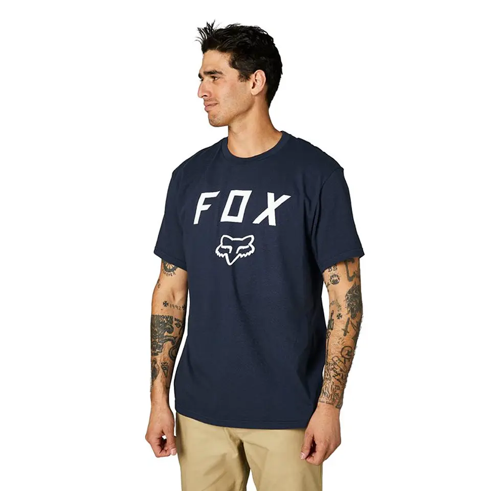 POLERA FOX LEGACY MOTH AZUL 1