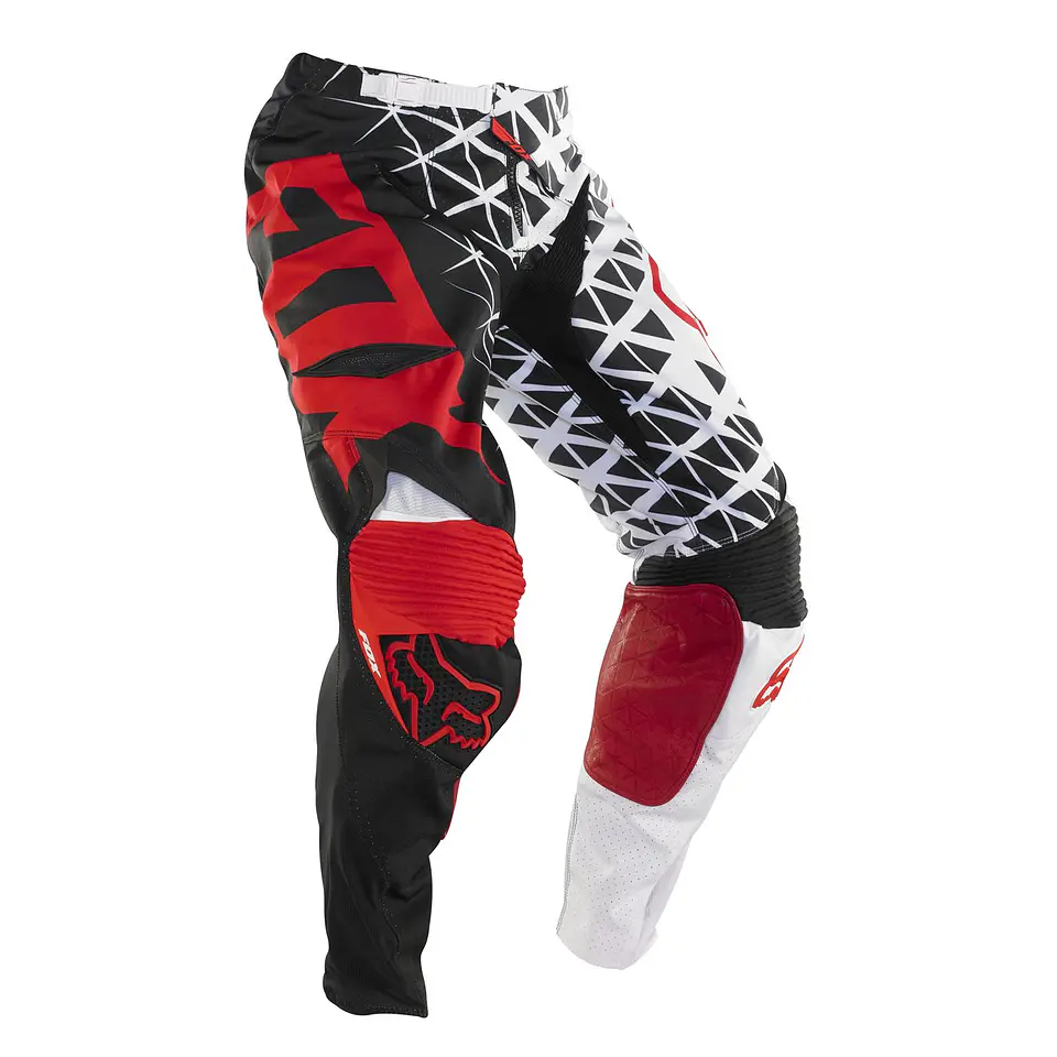 PANTALON FOX 360 GIVEN  BLANCO/ROJO 1