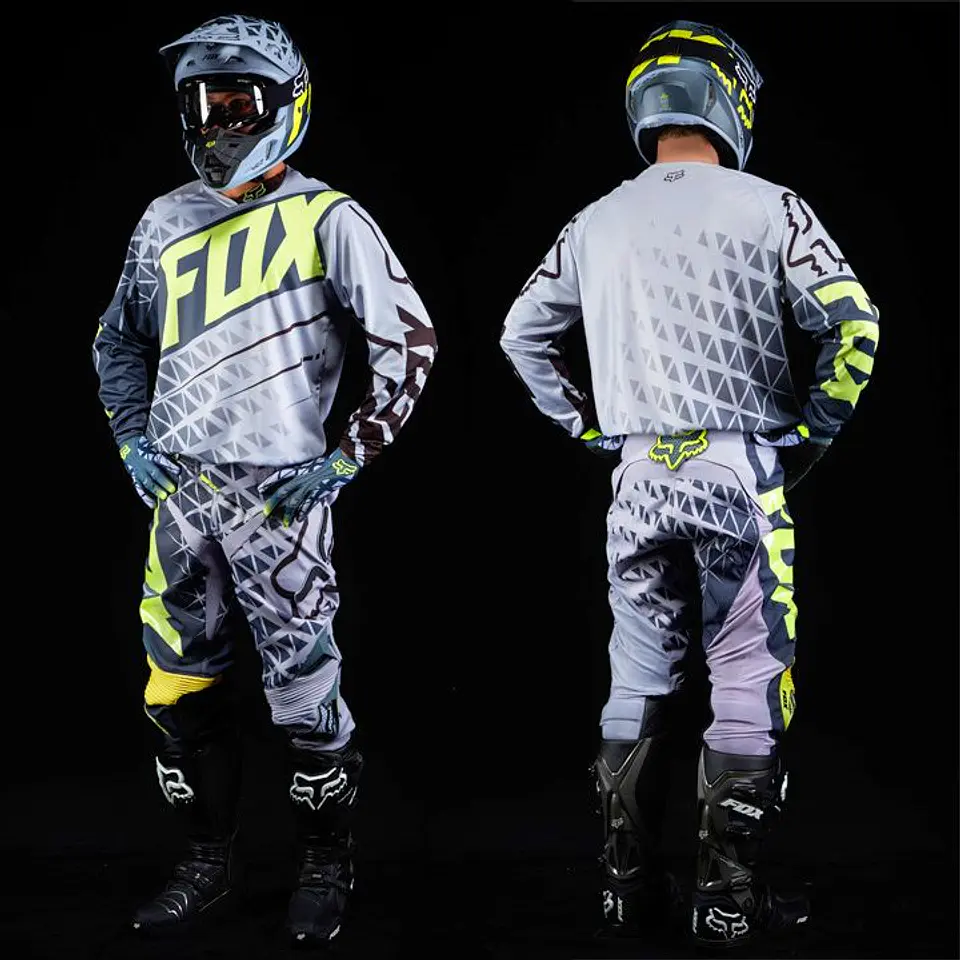 PANTALON FOX 360 GIVEN GRIS/AMARILLO 4