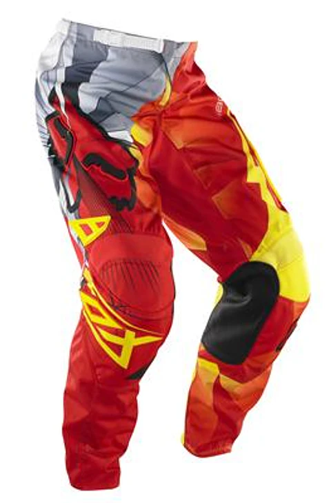 PANTALON FOX NIÑO 180 RADEON ROJO/GRIS