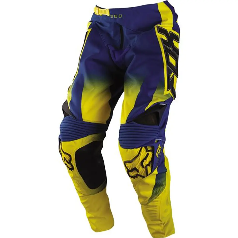 PANTALON FOX 360 FRANCHISE AZUL/AMARILLO 1