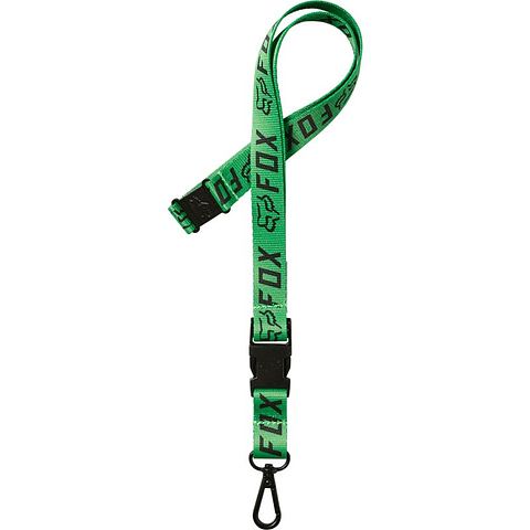 LANYARD LLAVERO FOX APEX VERDE