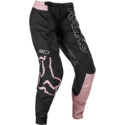 PANTALON FOX MUJER SKEW NEGRO/ROSADO