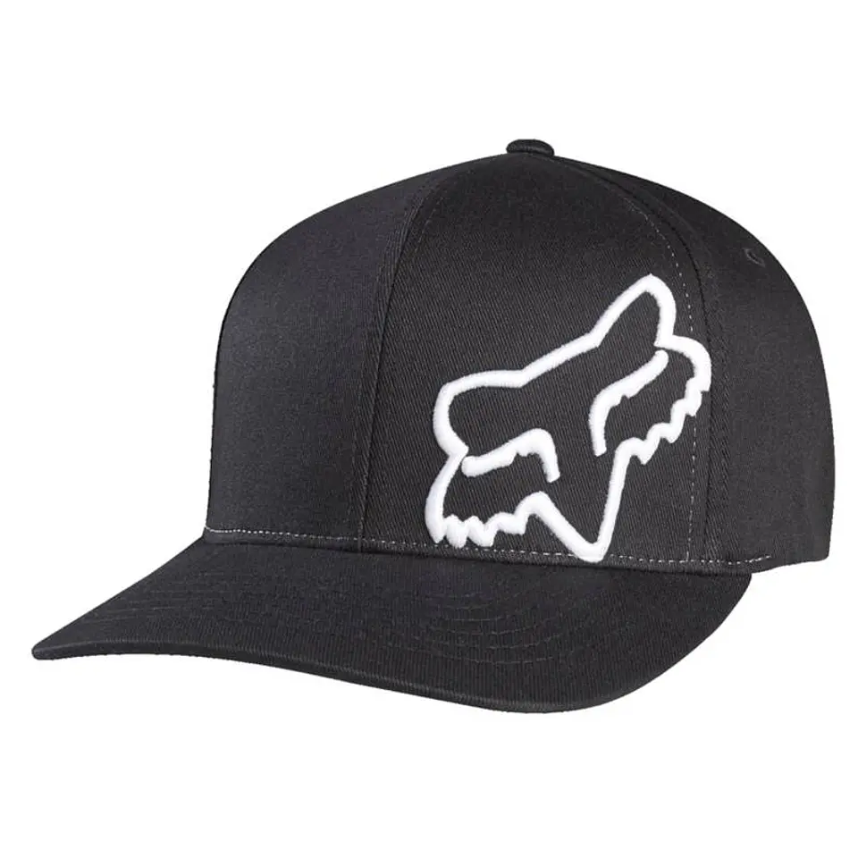 GORRO FOX FLEXFIT FLEX 45 NEGRO/BLANCO 1