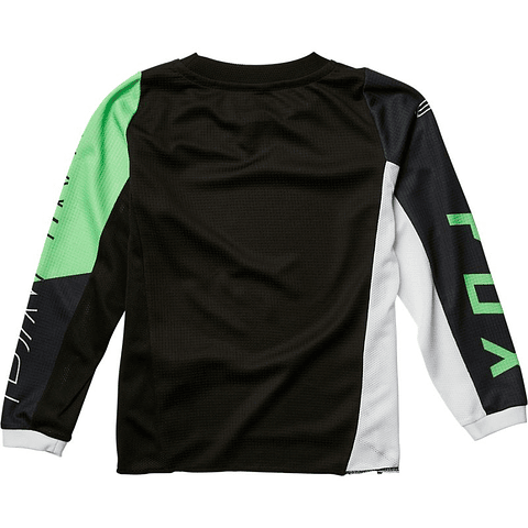 JERSEY FOX KIDS NEGRO/VERDE