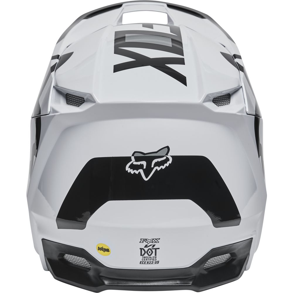 FOX ホワイト　ブラック　ウェア CASCO FOX V1 LUX NEGRO