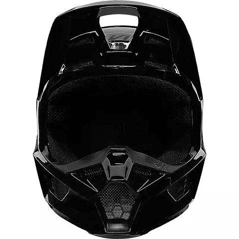 CASCO FOX V1 PLAIC NEGRO BRILLANTE