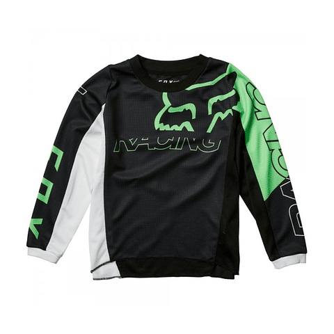 JERSEY FOX KIDS NEGRO/VERDE