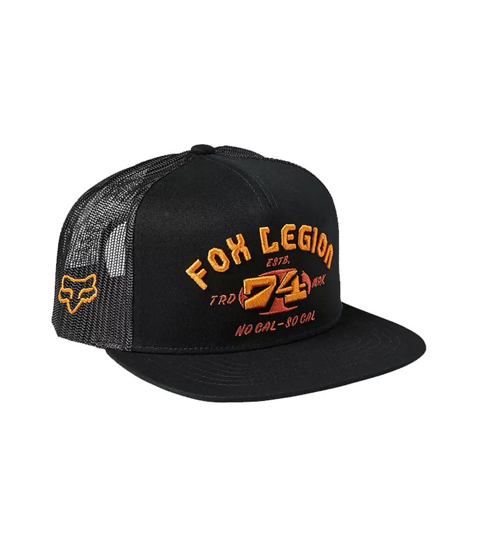 GORRO FOX SNAPBACK AT BAY NEGRO 1